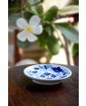 Handmade Blue Pottery designer plates for snacks and bowl for any occasion floral print MultiColour