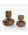 Ecofriendly Bamboo Classic Wooden handcrafted Candle stand with candle , with Bamboo and  crafted by natural woods.