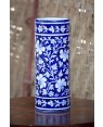 Handmade Blue Pottery Designer handcrafted blue pottery for flower Pots for multi use floral print MultiColour