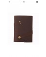 Eco Leather Leather Journal Diary Writing Notebook with Bio Recycled handmade papers, Personal Travel Diary Unlined Paper Sketchbook