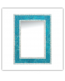Bedroom or Bathroom Rectangular frame Hangs Horizontal & Vertical  By Vintage Hammered Craft. (Only Frame)