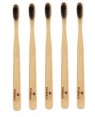 100% Eco friendly and bio Bamboo tooth brush With charcol bristles, No To Plastic product