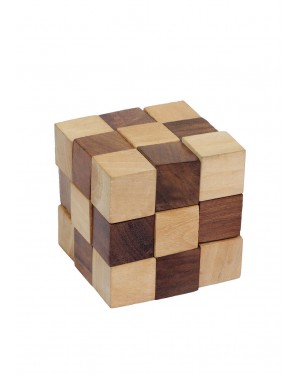 Handcrafted Brain Teaser Cube Puzzle toy for all