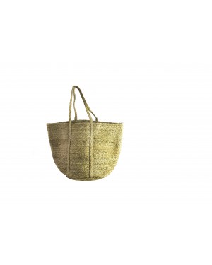 Handscart Handcrafted Boho Design Women's Tote Bags withEcofriendly jute for all purpose.(Long Pot_Jute )