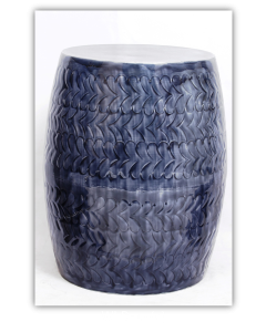 Handscart Metal Finish Hammered Dining garden  kitchen bar Stool, End Table.  Handcrafted By Artisans Using Centuries Old  Hammer Pattern Techniques.  Ideal Gift for Weddings, Spa, Bar etc. 19" High 15" Diameter.