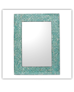 Bedroom or Bathroom Rectangular frame Hangs Horizontal & Vertical  By Vintage Hammered Craft. (Only Frame)