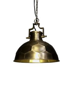 Handcrafted designed hand hammered lamp, Classic Architect made by Rough Iron by  150 years old hammered craftsmanship,  No welding, Purely sustainable way of Brass lamp.