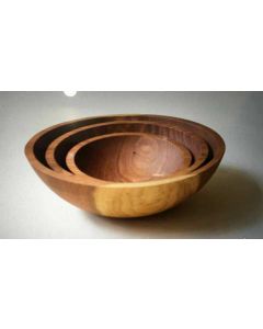 Ecofriendly Bamboo Classic Wooden handcrafted Bowl Set- Set of 3  Board/Serving Platter, with Bamboo and  crafted by natural woods.