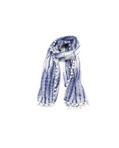 Handscart Handblocked natural printed organice and eco friendly women's scarfs and stoles Abstract Design Women's Scarf(Foolwari _Cotton) (Multi-Coloured) SIZE(180CM X 55CM) (Aalia_Cotton)