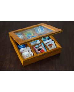 Tea Box With Nine Compartments