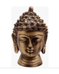 Rustic Iron Hammered Resting  Buddha Figurine, Rust Rought Iron  6 x 12.5 x 13.75 Inches