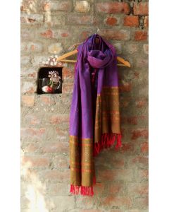 Indigenous Tangaliya craft silk stoles designed by amounee crafted by bhuj womens artisans through tangaliya art on natural silk.