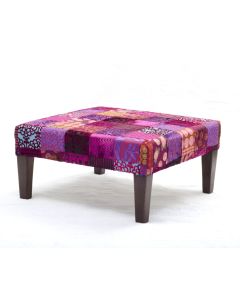 Vintage Kantha Patchwork Upholstered  Sofa Chair in Melody Patchwork Multi Arm  Chair Vintage Kantha Sofa Patchwork Chair