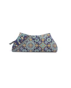 Flower Printed Women's Clutches bags - Natural Color Block Print & Genuine Hard Cover Hobo Style Clutch For modern girls, Designed In Paris, Crafted by Artisans