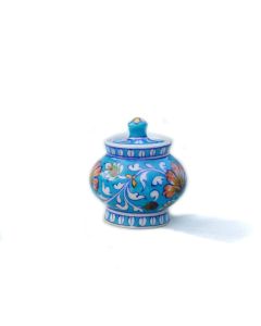 Handmade Blue Pottery Oil Diffuser/Oil  Burner Blue Colour  6 inches