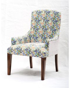 Vintage Kantha Patchwork Upholstered  Sofa Chair in Melody Patchwork Multi Arm  Chair Vintage Kantha Sofa Patchwork Chair