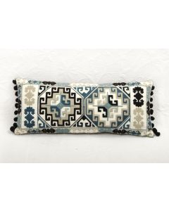 Designer handcrafted "la badam" Decor  Cushion Covers One Piece Cushions Cover (NO FILLER) Vintage  Style Handmade Kantha Designed in Paris, Crafted India.