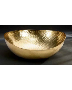 Handscart Vintage house brass aluminium  decorative bowls vintage gold hammered  brass pedestrial centrepiece bowl.