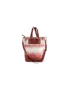 La Dau Panja Classics Women's Designer Dhurrie Shoulder Tote bags - Natural Color weave Rugs & Genuine Leather Hobo Style Purse Handbag For modern girls, Designed In Paris, Crafted by Artisans