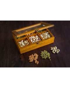 Dry Fruit Box With Six Compartments