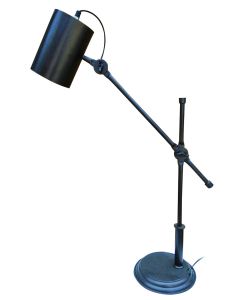 Handcrafted Assembled Desk Lamp, Table Lamp,  Classic Architect made by Rough Iron by  150 years old hammered craftsmanship,  No welding, Purely sustainable way of Iron lamp.