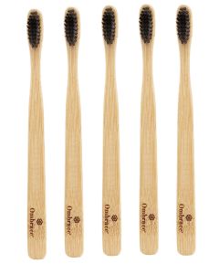 100% Eco friendly and bio Bamboo tooth brush With charcol bristles, No To Plastic product