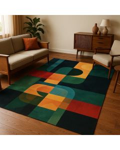 Retro Blocks Rug