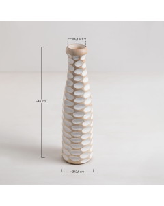 River Pebble Tower Vase
