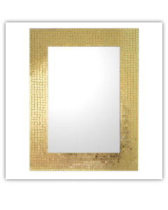 Bedroom or Bathroom Rectangular frame Hangs Horizontal & Vertical  By Vintage Hammered Craft. (Only Frame)