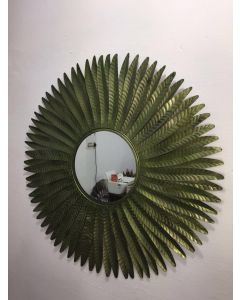 Antique Handcrafted Bathroom Mirrors,Living Room Wall Mirror, Kitchen Wall Mirror Decorative Starburst Mirror,Metal Wall Hanging Mirror, Crafted in Brass, Designed In Italy