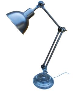 Handcrafted Assembled Desk Lamp, Table Lamp,  Classic Architect made by Rough Iron by  150 years old hammered craftsmanship,  No welding, Purely sustainable way of Iron lamp.