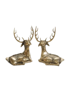 DEER SITTING DESIGN SMALL (PAIR)-VINTAGE