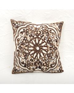 Designer handcrafted "la badam" Decor  Cushion Covers One Piece Cushions Cover (NO FILLER) Vintage  Style Handmade Kantha Designed in Paris, Crafted India.