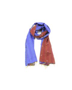 Handscart Handblocked natural printed organice and eco friendly women's scarfs and stoles Abstract Design Women's Scarf(Foolwari _Cotton) (Multi-Coloured) SIZE(180CM X 55CM)