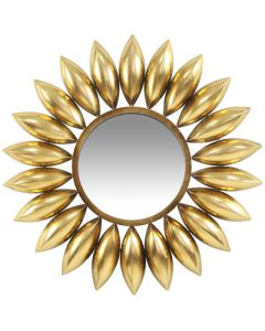 Antique Handcrafted Bathroom Mirrors,Living Room Wall Mirror, Kitchen Wall Mirror Decorative Starburst Mirror,Metal Wall Hanging Mirror, Crafted in Brass, Designed In Italy